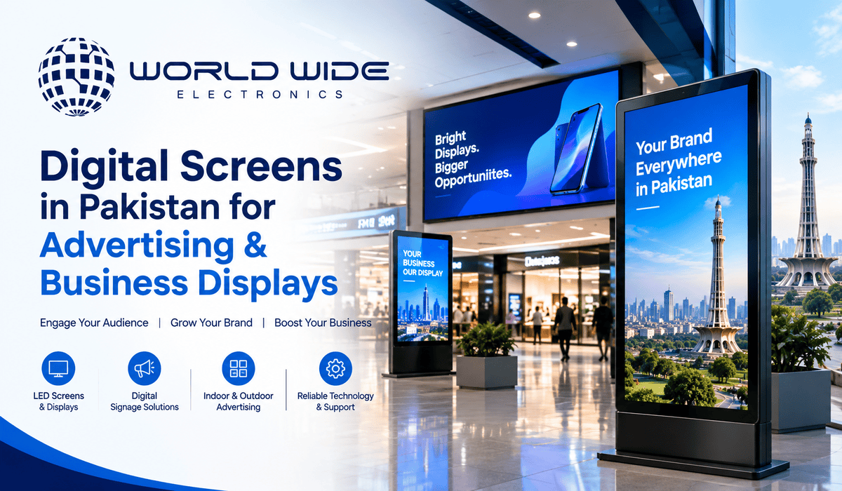 Digital screen in Pakistan for advertising and business displays